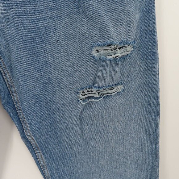 Levis Womens 31 SilverTab 94 Baggy Blue Denim Jeans Distressed Cotton Blend NEW - Picture 5 of 12